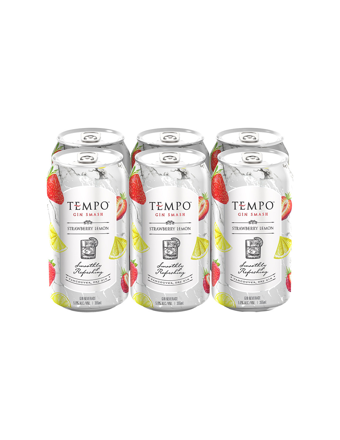 Tempo Gin Smash Strawberry Lemon